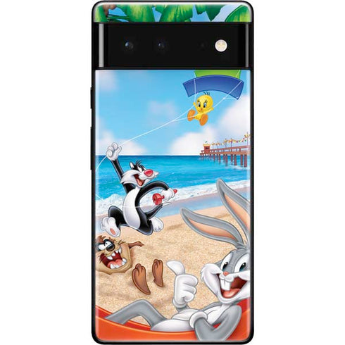 Looney Tunes Beach Google Pixel 6 Skin